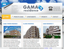 Tablet Screenshot of gamaresidence3.ro